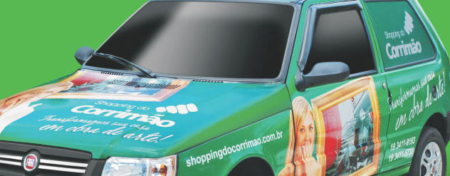 Personalização de Frota do Shopping do Corrimão